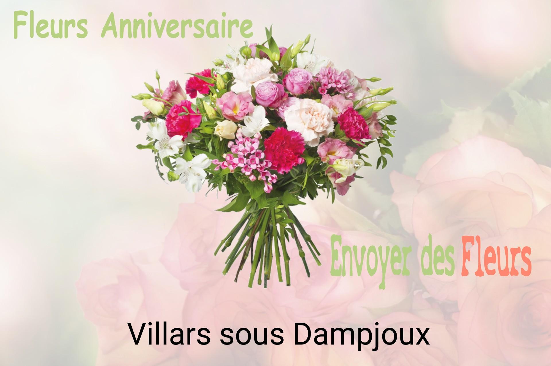 Bouquet de fleurs d’anniversaire livré à Villars-sous-Dampjoux