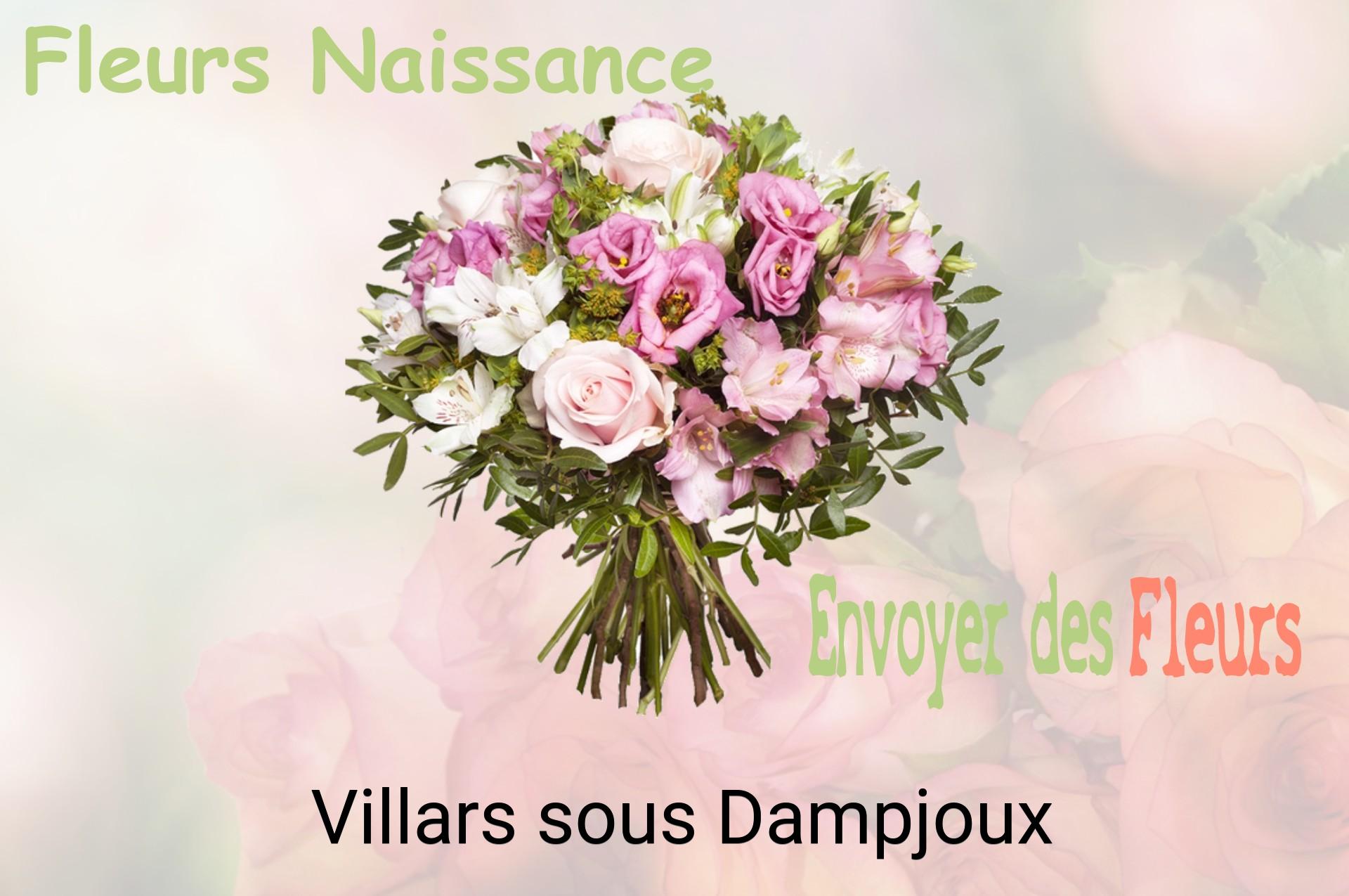 Bouquet de fleurs de naissance livré à Villars-sous-Dampjoux