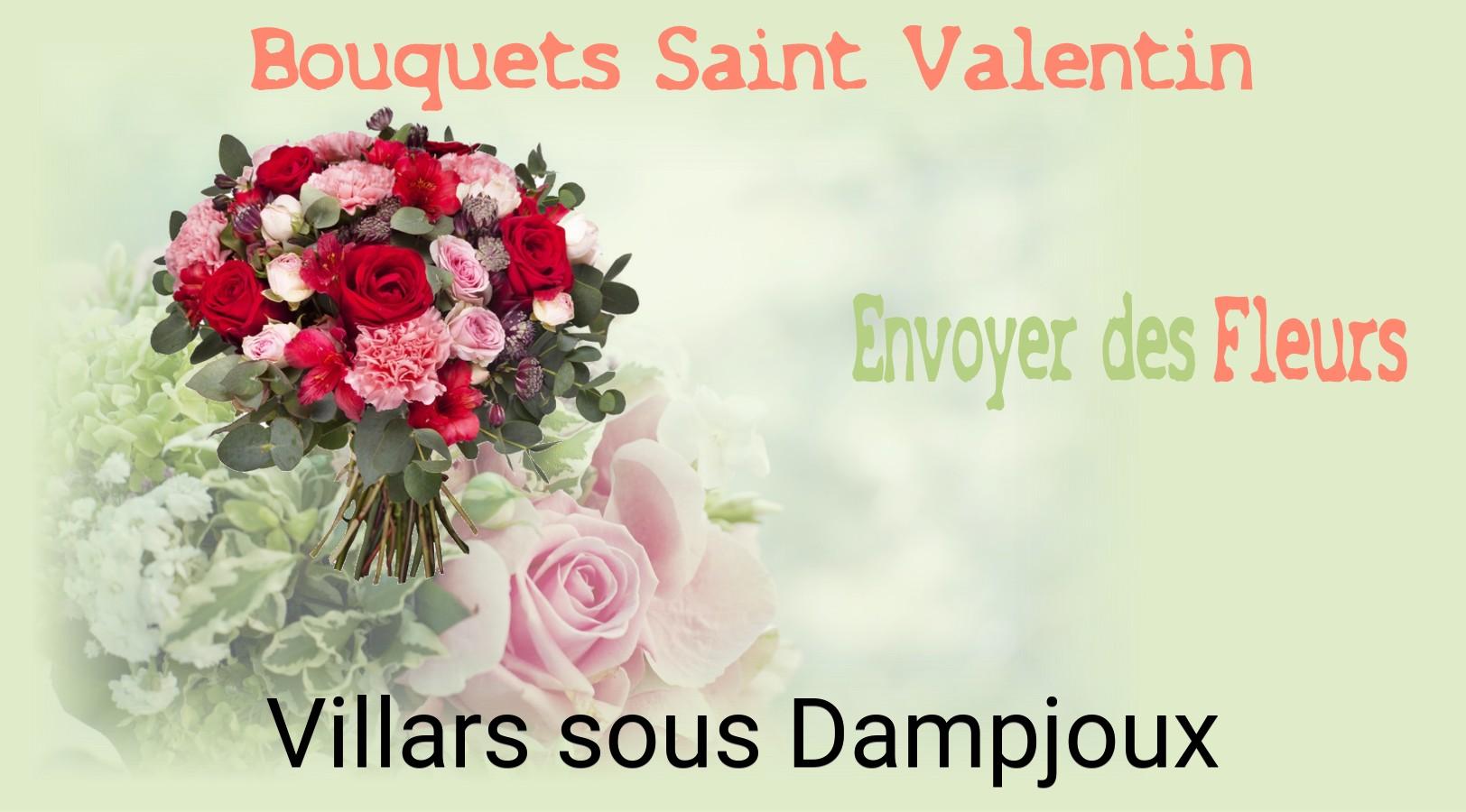 Roses de Saint-Valentin livrées à Villars-sous-Dampjoux